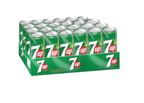 7up Can 250 ml 30 pieces - 7up Can 250 ml 30 pieces