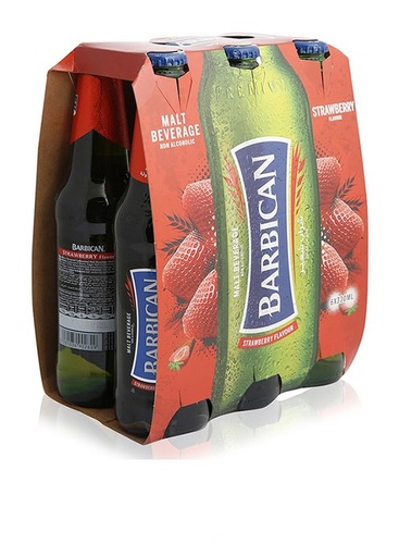 Barbican Strawberry 6 Pieces X 330 ml - Barbican Strawberry 6 Pieces X 330 ml