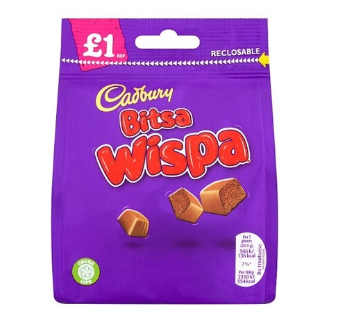 Cadbury Bitsa Wispa 95 g - Cadbury Bitsa Wispa 95 g