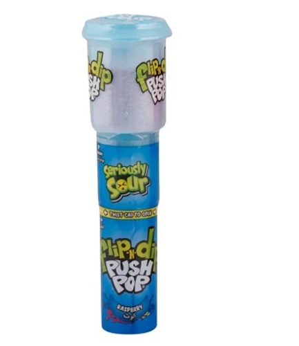 Flip N Dip Push Pop Rasberry 25 g - Flip N Dip Push Pop Rasberry 25 g