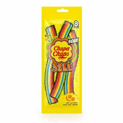 Chupa Chups Sour Belt 8 Belts 57 g - Chupa Chups Sour Belt 8 Belts 57 g