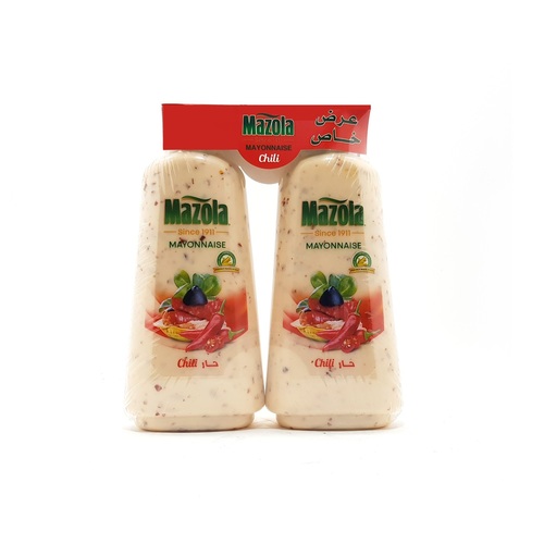 Mazola Mayonnaise Chili 2 Pieces X 650 ML - Mazola Mayonnaise Chili 2 Pieces X 650 ML