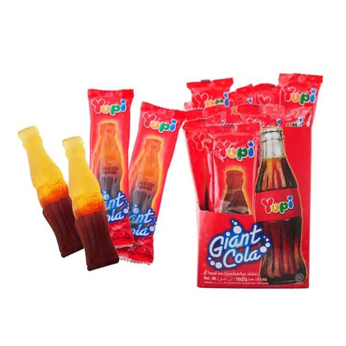 Yupi Giant Cola  Pieces X 32 g - Yupi Giant Cola  Pieces X 32 g