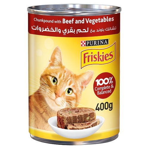 Friskies Beef And Vegetables 400 g - Friskies Beef And Vegetables 400 g