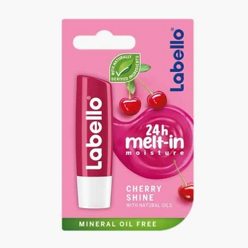 Labello Cherry Shine Caring Lip Balm 5.5 ml - Labello Cherry Shine Caring Lip Balm 5.5 ml