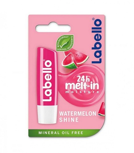 Labello Watermelon Shine Caring Lip Balm 5.5 ml - Labello Watermelon Shine Caring Lip Balm 5.5 ml