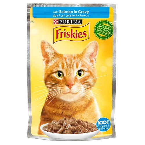 Purina Friskies With Salmon In Gravy 85 g - Purina Friskies With Salmon In Gravy 85 g