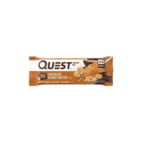 Quest Protein Bar Chocolate Peanut Butter Flavour 60 g - Quest Protein Bar Chocolate Peanut Butter Flavour 60 g