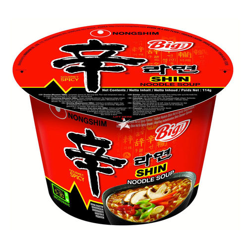 Korean Indomi Red Shin Cup Noodles 114 g - Korean Indomi Red Shin Cup Noodles 114 g