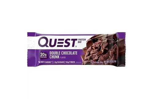 Quest Protein Bar Double Chocolate Chunk Flavour 60 g - Quest Protein Bar Double Chocolate Chunk Flavour 60 g