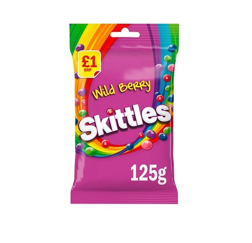 Skittles Wild Berry 125 g - Skittles Wild Berry 125 g