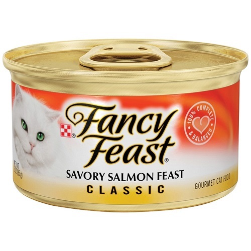 Purina Fancy Feast Savory Salmon Feast Classic Pate 85 g - Purina Fancy Feast Savory Salmon Feast Classic Pate 85 g