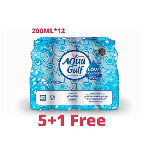 Aqua Gulf Water Essential 200ml*12  5 cartoon + 1 free