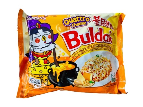 Korean Indomi Yellow Quattro Cheese Hot Chicken Ramen 145 g - Korean Indomi Yellow Quattro Cheese Hot Chicken Ramen 145 g