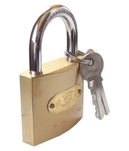 Golden Padlock Big Size 50 mm - Golden Padlock Big Size 50 mm