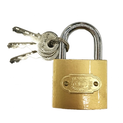 Golden Padlock Medium Size 32 mm - Golden Padlock Medium Size 32 mm