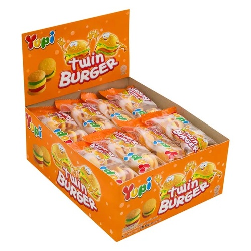 Yupi Twin Burger 24 Pieces X 16 g - Yupi Twin Burger 24 Pieces X 16 g