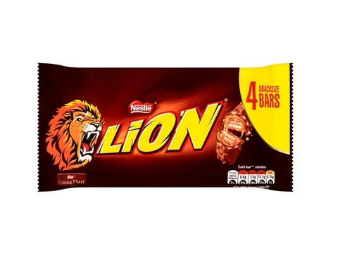 Nestle Lion Milk 4 Bars Snack Size 120 g - Nestle Lion Milk 4 Bars Snack Size 120 g