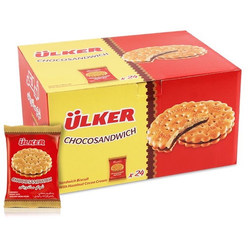 Ulker Choco Sandwich 24 Pieces X 30 g - Ulker Choco Sandwich 24 Pieces X 30 g