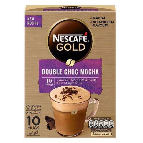 Nescafe Gold Double Choc Mocha 10 Sachets X 23.5 g - Nescafe Gold Double Choc Mocha 10 Sachets X 23.5 g