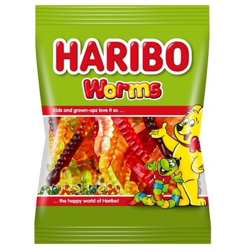 Haribo Worms 80 g - Haribo Worms 80 g