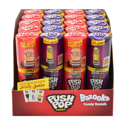 Push Pop Blackcurrant & strewbarry 20 PCS X 15 g - Push Pop Blackcurrant & strewbarry 20 PCS X 15 g