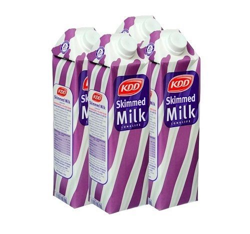 KDD Skimmed Milk 4 Pieces X 1 Liter - KDD Skimmed Milk 4 Pieces X 1 Liter