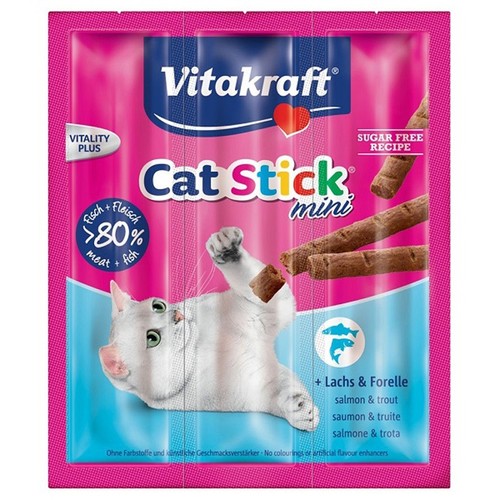 Vitakraft Cat Stick Salmon 18 g - Vitakraft Cat Stick Salmon 18 g