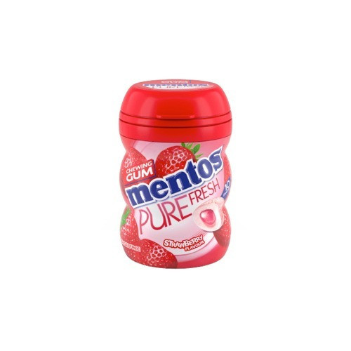 Mentos Pure Fresh Strawberry Gum 20 g - Mentos Pure Fresh Strawberry Gum 20 g