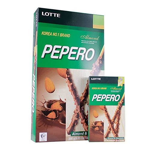 Pepero Almond And Chocolate 8 PCS X 32 g - Pepero Almond And Chocolate 8 PCS X 32 g