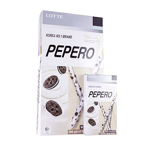 Pepero White Chocolate 8 PCS X 32 g - Pepero White Chocolate 8 PCS X 32 g