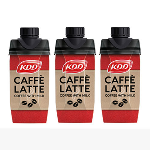 KDD Caffe Latte Coffee With Milk 3 PCS X 250 ml - KDD Caffe Latte Coffee With Milk 3 PCS X 250 ml