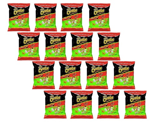 Cheetos Crunchy Flaming Hot Lime 16 Pieces X 26 g - Cheetos Crunchy Flaming Hot Lime 16 Pieces X 26 g