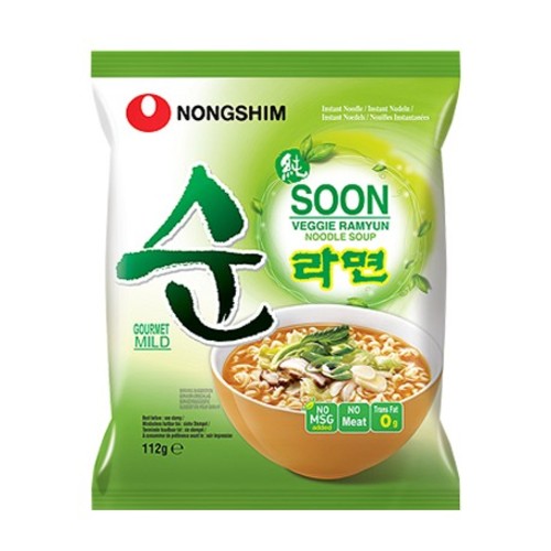 Korean Indomi Soon Veggie Noodles 112 g - Korean Indomi Soon Veggie Noodles 112 g