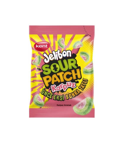 Kent Jelibon Sour Patch Watermelon 160 g - Kent Jelibon Sour Patch Watermelon 160 g