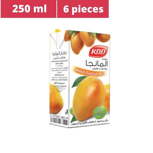 KDD Mango With White Grape Juice No Added Sugar 6 Pieces X 125 ml - KDD Mango With White Grape Juice No Added Sugar 6 Pieces X 125 ml