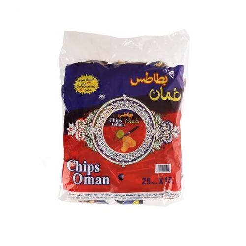 Chips Oman Chilli Flavour 25 PCS X 15 g - Chips Oman Chilli Flavour 25 PCS X 15 g