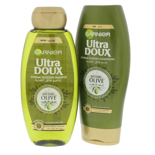 Garnier Ultra Doux Shampoo + Conditioner Mythic Olive 400 ml - Garnier Ultra Doux Shampoo + Conditioner Mythic Olive 400 ml