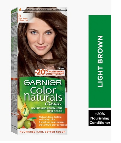 Garnier Color Naturals 5  Light Brown - Garnier Color Naturals 5  Light Brown