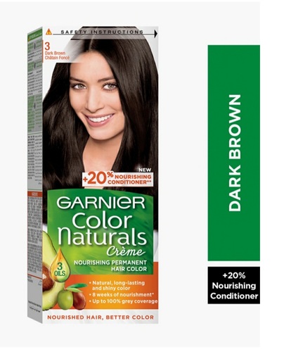 Garnier Color Naturals 3  Dark Brown - Garnier Color Naturals 3  Dark Brown