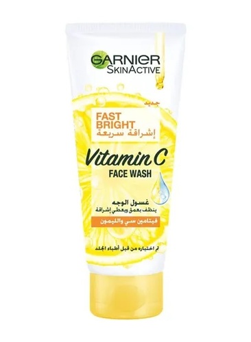 Garnier Skin Active Fast Bright Vitamin C Face Wash 100 ml - Garnier Skin Active Fast Bright Vitamin C Face Wash 100 ml