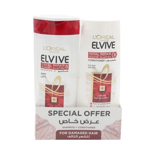 Elvive Shampoo + Conditioner Total Repair 5  400 ml - Elvive Shampoo + Conditioner Total Repair 5  400 ml