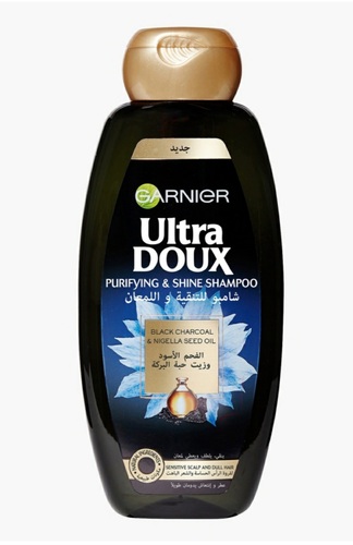 Garnier Ultra Doux Charcoal And Nigella Seed Oil Shampoo 400 ml - Garnier Ultra Doux Charcoal And Nigella Seed Oil Shampoo 400 ml