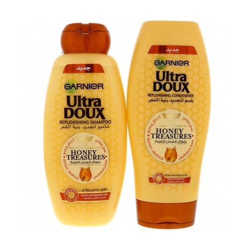 Garnier Ultra Doux Shampoo + Conditioner Honey Tresures 400 ml - Garnier Ultra Doux Shampoo + Conditioner Honey Tresures 400 ml