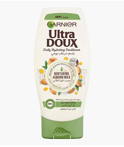 Garnier Ultra Doux Nurturing Almond Milk Conditioner 400 ml - Garnier Ultra Doux Nurturing Almond Milk Conditioner 400 ml