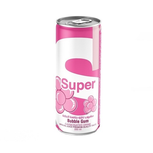 Super bubble gum Carbonated Drink 250 ml - Super bubble gum Carbonated Drink 250 ml