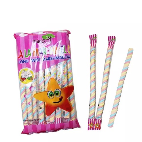 LONG MARSHMALLOW 20 G * 24 PIECES - LONG MARSHMALLOW 20 G * 24 PIECES