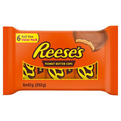 Reeses Peanuts Butter Cups 42 g * 6 pec - Reeses Peanuts Butter Cups 42 g * 6 pec