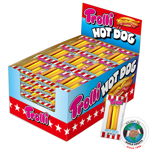 Trolli Hot Dog 12 g * 36 pec - Trolli Hot Dog 12 g * 36 pec