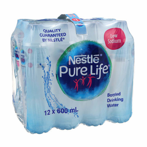 Nestle Pure Life Water low Sodium 600 ml * 12 pec - Nestle Pure Life Water low Sodium 600 ml * 12 pec